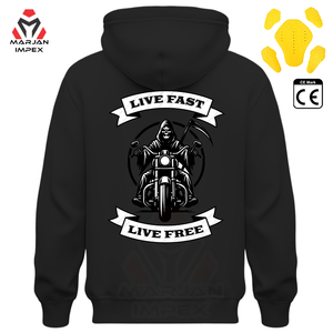 Sudadera con Capucha de Forro Polar para Motociclistas, Resistente al Viento, para Invierno, Gruesa, Aislante, Duradera, de Secado Rápido, Diseño Unisex - Product Image 1