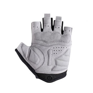 Guantes de ciclismo sin dedos sintéticos Venta al por mayor Fitness Transpirable Ventilado Palma Resistente Medio dedo Bicicleta Ciclismo Guante - Product Image 2