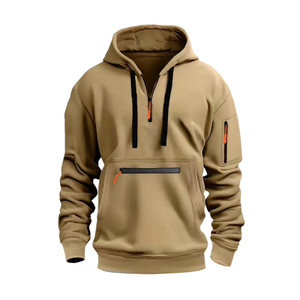 Sudadera con capucha con logotipo personalizado de algodón de calidad extrema para hombre, ropa para correr de otoño, proveedor OEM - Product Image 4