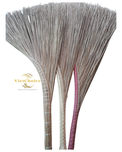 Balai en noix de coco Vietchoice Hilda du Vietnam, outil de nettoyage de jardin écologique portable, poils moyens en fibre de noix de coco, 50 cm - Product Image 5