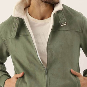 Chaquetas de cuero de gamuza para hombre, chaqueta de cuero ligera para moda casual y uso diario, chaquetas de gamuza - Product Image 6