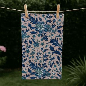 Jaipur artisanal ผ้าม่านน้ำหนักเบาพิมพ์ลายดอกไม้แบบห่วงม่านแขวนสำหรับโรงแรมคลาสสิก - Product Image 4