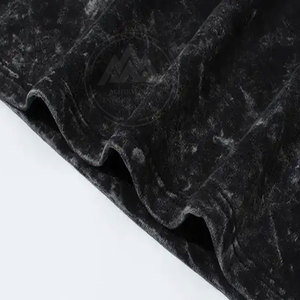 เสื้อยืดผู้ชายเสื้อลายกรดซักออกแบบโลโก้ของคุณเองเสื้อผ้าลำลองดีไซน์ล่าสุด - Product Image 3