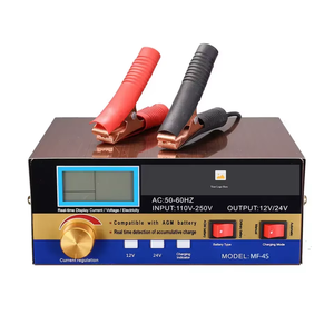 Cargador de Batería Universal para Auto de 12v 24v con Pantalla, Conector y Pinza de Terminales - Arrancador de Emergencia - Product Image 2