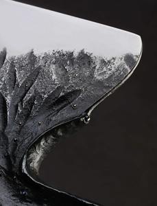 Cuchillo de cocina multiusos Cuchillo de chef de hoja de acero inoxidable con mango de madera Regalo para el regalo de aniversario de tu madre. - Product Image 3