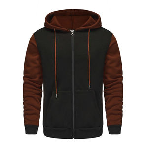 Sudaderas con capucha y cremallera de diseño personalizado al por mayor, con etiquetas de cuello desprendibles para una fácil rebranding, disponibles en una variedad de colores - Product Image 5