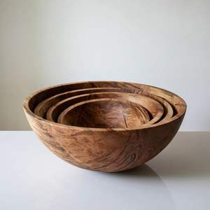 ASISTENCIA Producto elaborado Utensilios de cocina de madera Cuenco Productos de alta demanda Respetuoso con el medio ambiente Madera Acacia Cuencos de cocina Mesa - Product Image 4