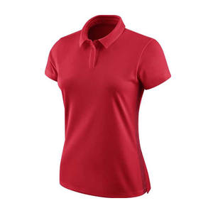 Gran oferta, camiseta Polo para mujer, manga corta de algodón con cuello de 14 botones para deporte, logotipo personalizado impreso - Product Image 6