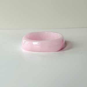 Pulseras de Resina Coloridas, Modernas, Gruesas, Apilables, Personalizables en Tamaño y Forma, Pulseras Extra Grandes para Regalo de Niñas - Product Image 2