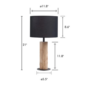 Lignis Bộ 2 Đèn Bàn Gỗ Rắn Ánh Sáng Hiện Đại Tự Nhiên Cho Phòng Khách Và Phòng Ngủ Phong Cách Bàn Gỗ Rắn Đèn - Product Image 5