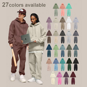 ชุดเสื้อฮู้ดและกางเกงวอร์มโอเวอร์ไซส์2024ใส่สบายเหมาะสำหรับฤดูใบไม้ร่วงฤดูหนาว - Product Image 6