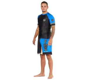 Rashguard UPF50 à manches courtes personnalisé No Gi pour maillot de bain adulte BJJ MMA grande taille personnalisable - Product Image 6