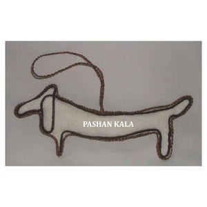 White Fabric Products Of Simple Embroidery Worked On Customized <b>Dog</b> Shape for Hanging Christmas Tree Decorative <b>Ornaments</b> - Product Image 1