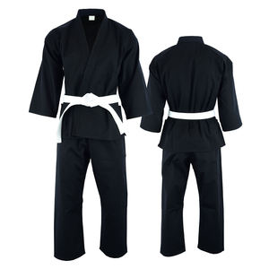 Uniforme noir de karaté jiu-jitsu élégant du fabricant Matériau de haute qualité Conçu par des professionnels pour le taekwondo - Product Image 5