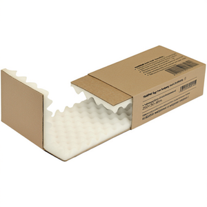 TRANSPAK Egg-<b>Crate</b> Foam Packaging 250x150x80mm Dimensions 25mm Brown Foam Height Cushioning Materials-<b>Pack</b> Size 100 - Product Image 2
