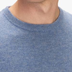 Suéter de punto de algodón estándar para hombre, con hombros caídos, transpirable, holgado, de invierno, de alta calidad, antiencogimiento, de secado rápido - Product Image 2