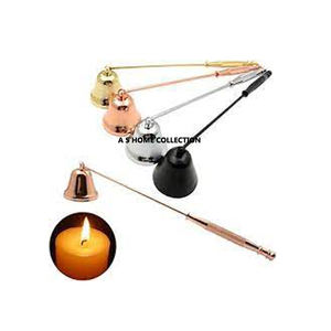 <b>Candle</b> Care Kit Luxury Metal Shiny Polish Gold Bell <b>Shape</b> Durable <b>Candle</b> Stopper with Long Handle <b>Candle</b> Snuffer - Product Image 4
