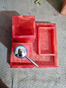 Juego de baño de gama alta económico Accesorios de baño de resina al por mayor - Product Image 4