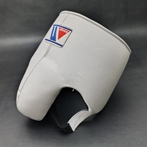 Protector Inguinal de Cuero para Boxeo, para Adultos, Entrenamiento de Sparring, Artes Marciales, Cierre de Gancho y Bucle - Product Image 1