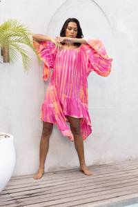 Vestido de dormir maxi de la mejor calidad de fabricante de India para mujer diseño de cintura femenina para mujer - Product Image 5