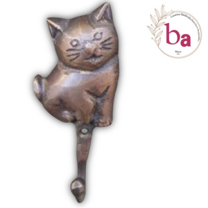 Vintage de hierro fundido de cobre antiguo gato Animal pared abrigo y sombrero ganchos llavero colgador muy barato precio al por mayor disponible - Product Image 2