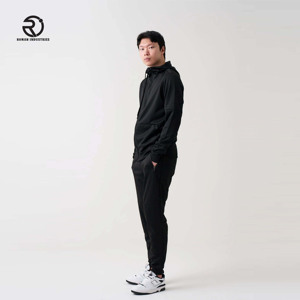 Chándal personalizado para hombre, conjunto de Jogger con etiqueta privada, chándal en blanco, chándal para correr, conjunto de pantalones de chándal y sudadera con capucha para hombre - Product Image 2