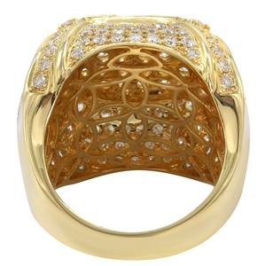 Bague Hip Hop tendance en or 10K 14K 18K pour homme cultivé en laboratoire avec alphabet arrondi en diamant pour mariage de style classique - Product Image 3