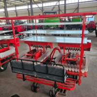 Machine à repiquer les légumes, repiqueuse multifonctionnelle de semis, repiqueuse d'oignons à 2 rangs, remorquée par un tracteur, garantie 1 an