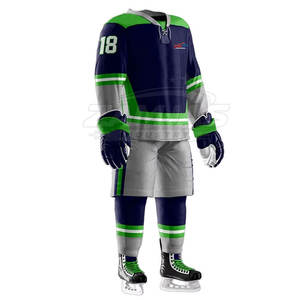 ชุดฮอกกี้น้ำแข็งโพลีเอสเตอร์ 100% ชุดฮอกกี้น้ำแข็งสั่งทำพิเศษ ราคาดีที่สุด บริการ OEM ชุดฮอกกี้น้ำแข็ง - Product Image 3