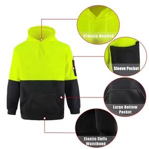 Venta al por mayor nueva alta visibilidad verano seguridad trabajo Sudadera con capucha chaqueta de seguridad de invierno - Product Image 4