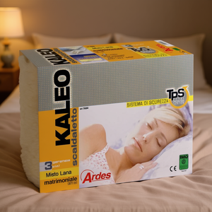 Manta Eléctrica KALEO Misto Lana de Dos Cuadrados en Poliéster Beige ARTK84 de Ardes para KALEO Misto Lana - Product Image 3