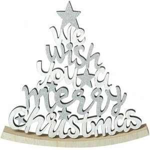 Luxury Merry Christmas <b>Standing</b> Sign Other Decoration for Home Party Hanging Decor New Year Xmas Party Wholesale Made in India - Product Image 3
