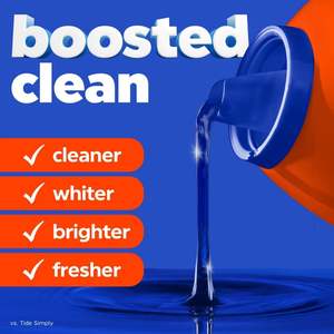 Detergente Líquido para Ropa Tide, Aroma Original, 64 Lavados, 80 FL OZ, Elimina el 100% de las Manchas Comunes, Jabón para Ropa, Detergente Líquido - Product Image 4