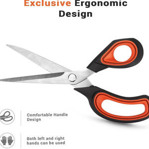 Ciseaux de couture ultra-affûtés pour la confection, ciseaux pour tissus multicouches, coupe-tissus lourds - Product Image 4