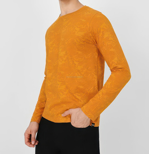 Camiseta Casual de Manga Larga para Hombre, 100% Algodón de Alta Calidad, Cuello Redondo, Transpirable, de Secado Rápido, Diseño Personalizable, Tela No Tejida - Product Image 2