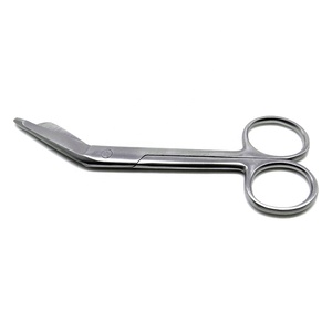 Tijera de vendaje Lister reutilizable de alta calidad, tijeras de vendaje médicas manuales de acero inoxidable Premium de 5,5 pulgadas, certificado CE - Product Image 5