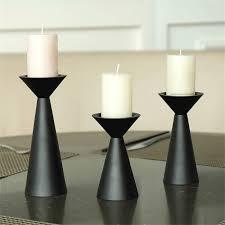 Support de bougie rond en aluminium avec revêtement en poudre noire, décoration d'intérieur, support de bougie de table en métal pour Noël et Pâques - Product Image 4