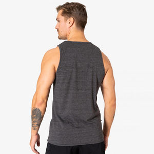 Camiseta sin mangas informal para hombre, camiseta sin mangas de punto transpirable de talla grande, diseño personalizable - Product Image 2