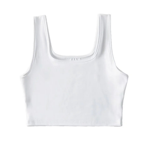 Soutien-gorge de yoga confortable à bretelles, respirant, écologique, couleur unie, vêtements de sport d'été populaires en stock - Product Image 4