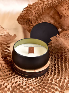 Luxury Black Tin Candle For Home Decoration Weddings Birthdays Gifts Festivals - Product Image 6