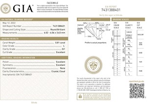 เพชรทรงหลวม0.81กะรัตเพชรทรงกลมได้รับการรับรองจาก Gia มี SI1 100% เพชรธรรมชาติจากอินเดีย - Product Image 2