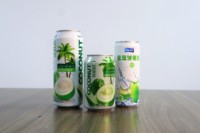 Groothandel 330Ml & 500Ml Kokoswater Vruchtensap In Aluminium Kan Pure Kwaliteit Pulp Gedroogde Stijl Bulkverpakking Van Vietnam