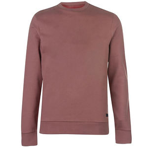 Sweat-shirt en molleton de haute qualité avec logo personnalisé en relief, col rond, vierge, nouveau, imprimé, motif uni, hiver, directement du fabricant, 100% coton - Product Image 1