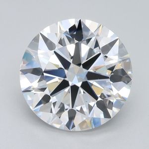 IGI Lab Grown Diamonds 3,41 CT Forma redonda blanca Diamante de laboratorio suelto E VS1 para anillo de compromiso o fabricación de joyas - Product Image 1