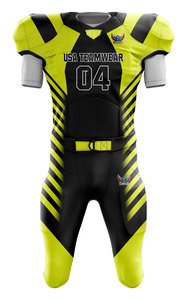 Uniformes de fútbol americano juvenil Nuevo diseño transpirable Camisetas de práctica impresas para hombres de talla grande - Product Image 4