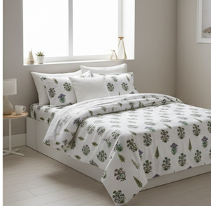 Drap de lit en coton de qualité supérieure, taille king size, 93x108, rayures, fabriqué en tissu non tissé doux et durable, avec absorption de l'humidité et résistance aux plis - Product Image 1
