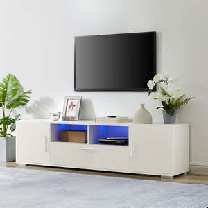 High Quality Living Room Mdf Modern Design <b>Tv</b> Table <b>Led</b> Style Wood <b>TV</b> <b>Stands</b> - Product Image 2