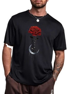 เสื้อยืดคอกลมแขนสั้นสำหรับผู้หญิงและผู้ชายเสื้อยืดผ้าฝ้าย100% โอเวอร์ไซส์ลายกราฟิกสีดำโอเวอร์ไซส์ออกแบบได้ตามต้องการ - Product Image 2