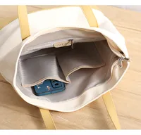 Bolsas de algodón reutilizables con estampado personalizado, bolsas de compras lavables, ecológicas, de lona, con asas de tela suave