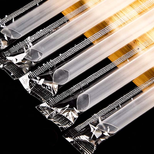 JIAHUI Boba Straw Wrapping Straw Roll for Milk Pearl Tea Beverag Boba Straw Vaissell Jetabl Pla Strohhalm - Product Image 3